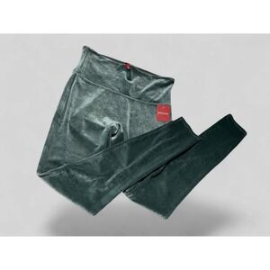 Spanx, Dark Green,Olive,Velvet Leggings size Large